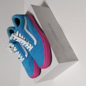 Rare VANS Golf Wang Syndicate Old Skool Pro "S" Blue/Pink - Size 10